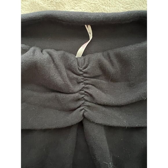 Free People Black Cowl Neck Sleeveless Crop Top - Picture 7 of 8